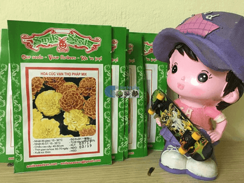 Gói hạt giống hoa cúc vạn thọ pháp - Cửa hàng hạt giống Mỹ Đình